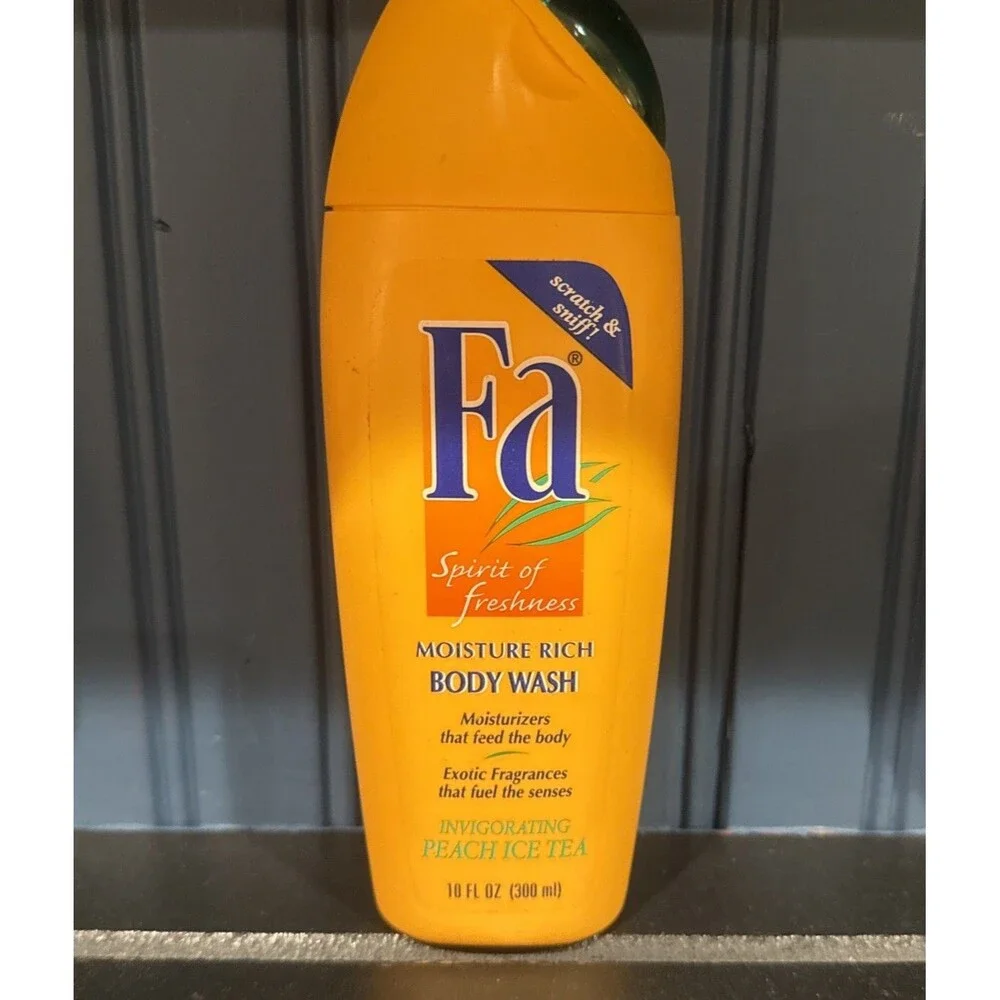 NEW! Fa PEACH ICE TEA Body Wash Spirit Of Freshness Discontinued! RARE 1999